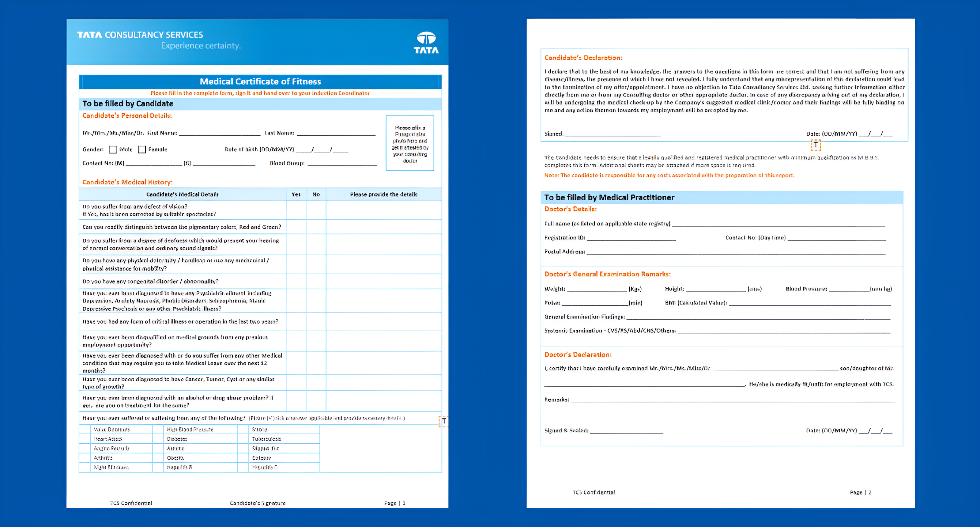 Medical Fitness Certificate Sample